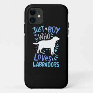 Just A Boy Who Loves Labrador Retriever Case-Mate iPhone Case