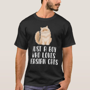 Just A Boy Who Loves Persian Cats T-Shirt