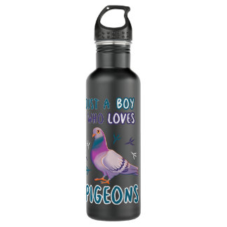 Just A Boy Who Loves Pigeons 710 Ml Water Bottle