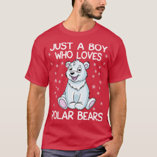 Just A Boy Who Loves Polar Bears 1 T-Shirt