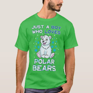 Just A Boy Who Loves Polar Bears T-Shirt