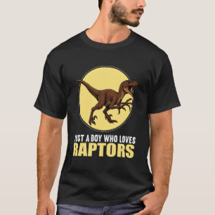 Just a Boy who Loves Raptors Raptor T-Shirt