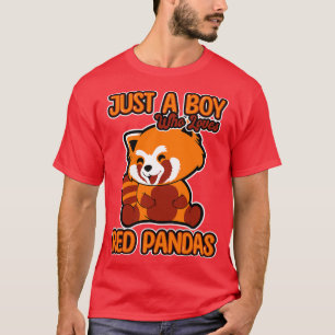 Just A Boy Who Loves Red Pandas 1 T-Shirt
