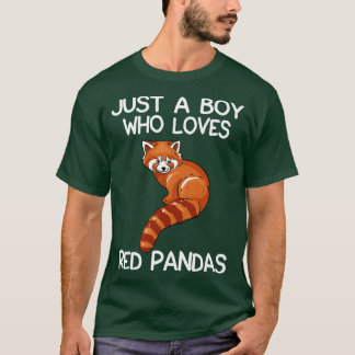 Just A Boy Who Loves Red Pandas 2 T-Shirt