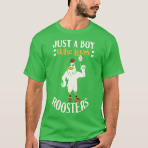 Just A Boy Who Loves Rosters T-Shirt