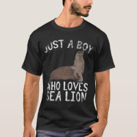 Just A Boy Who Loves Sea lion