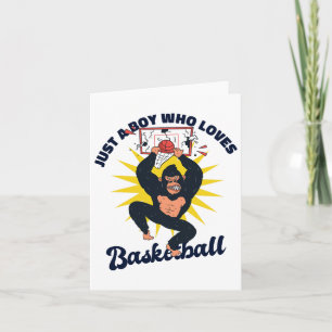 Just A Boy Who Loves Sketll Party Sketll Boys Play Card