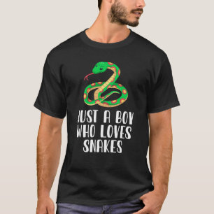 Just A Boy Who Loves Snakes T-Shirt