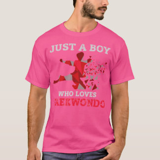 Just A Boy Who Loves Taekwondo s T-Shirt