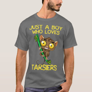 Just A Boy Who Loves Tarsiers T-Shirt