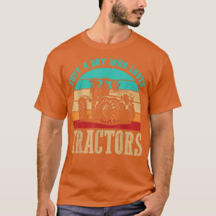 Just A Boy Who Loves Tractors Farmer Family Farm T T-Shirt