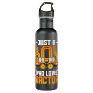 Just a Boy Who Loves Tractors Farming Tractor Love 710 Ml Water Bottle