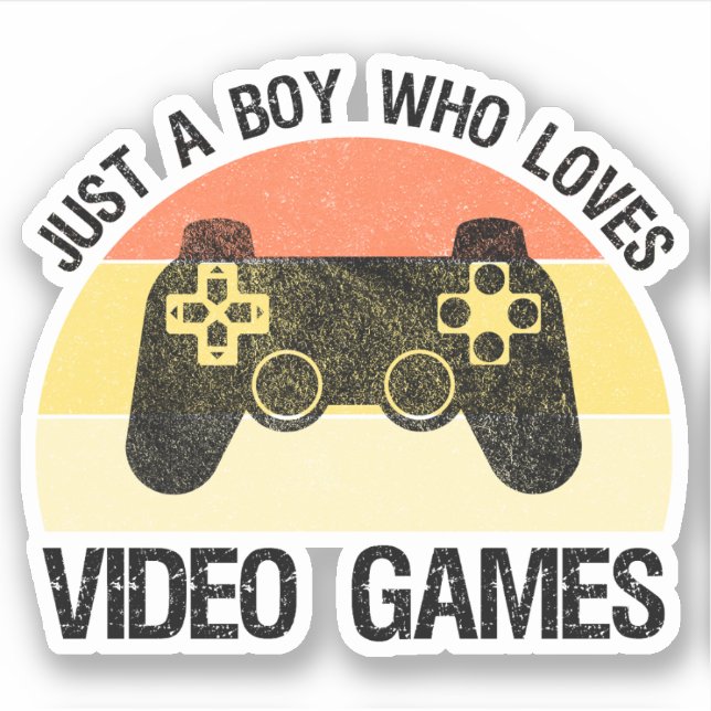 Just A Boy Who Loves Video Games (Front)