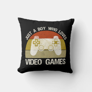 Just A Boy Who Loves Video Games Cushion