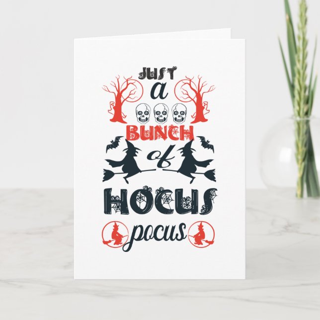Just a Bunch of Hocus Pocus Card (Front)