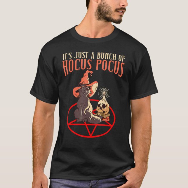 Just A Bunch Of Hocus Pocus Characteristic Devil T-Shirt (Front)