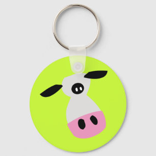 Just a Cow Key Ring