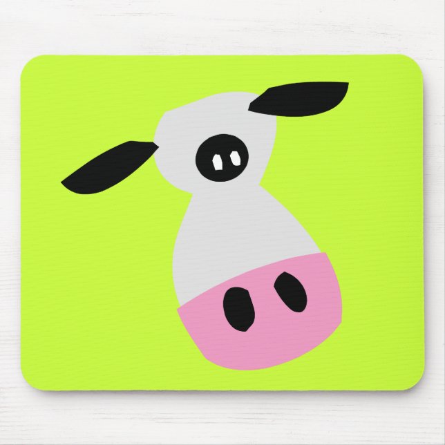 Just a Cow Mouse Pad (Front)
