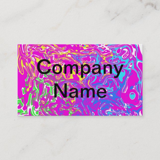 Just a Crazy Fun Design Business Card (Front)