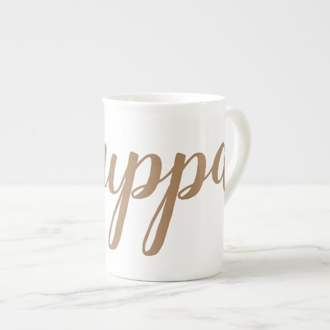 Just a Cuppa Bone China Mug (Front Right)