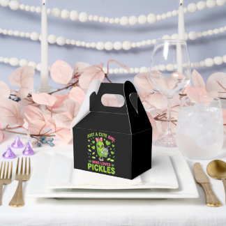 Just A Cute Girl Who Loves Pickles Favour Box