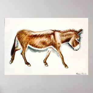 Just a donkey poster