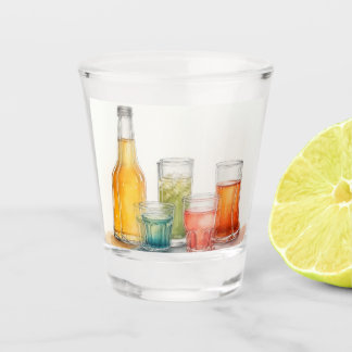 Just a few drinks shot glass