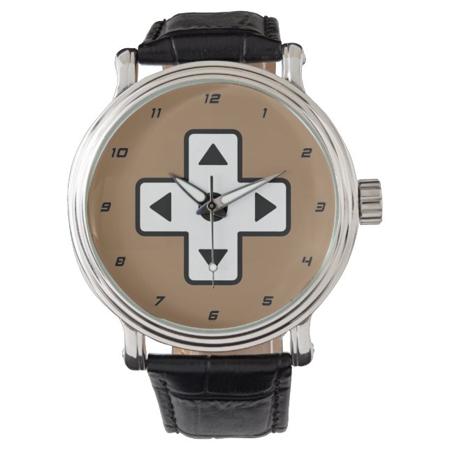 Just a Fun Old Arcade Game Controller Watch (Front)