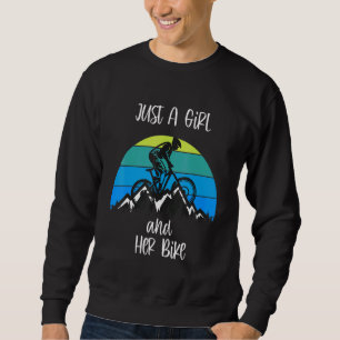Just A Girl And Her Dirt Bike Sweatshirt