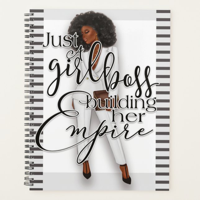 Just A Girl Boss Building Her Empire Planner (Front)