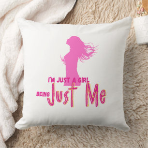 Just a Girl Cushion
