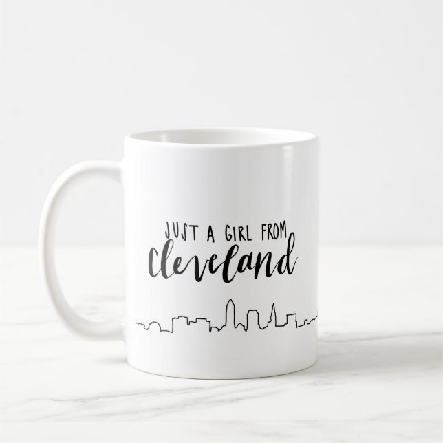 Just a Girl from Cleveland Coffee Mug (Left)