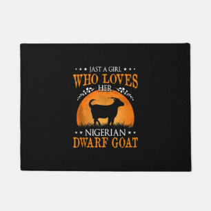 Just a Girl Goat Hall Doormat