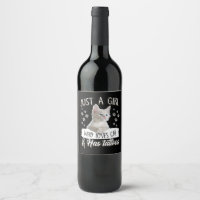 Just A Girl Love Kitty Cat Has Tattoo Gifts Lovers