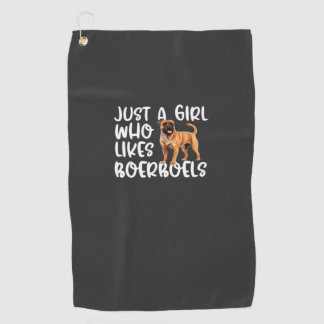 Just A Girl Who Likes Boerboels Classic T-Shirt Golf Towel
