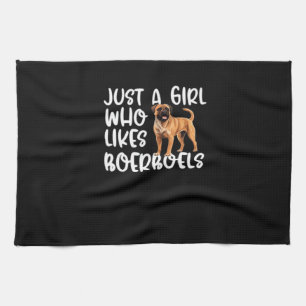 Just A Girl Who Likes Boerboels Classic T-Shirt Tea Towel