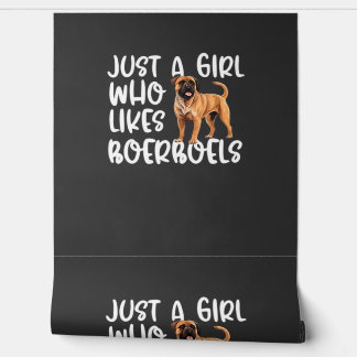 Just A Girl Who Likes Boerboels Classic T-Shirt Wallpaper