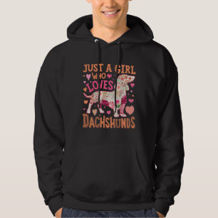 Just A Girl Who Love Dachshund Hoodie
