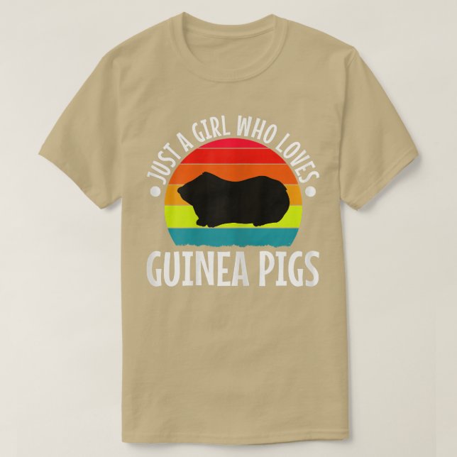 Just A Girl Who Love Guinea Pigs831 T-Shirt (Design Front)
