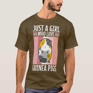 Just A Girl Who Love Guinea Pigs Premium 3441  T-Shirt