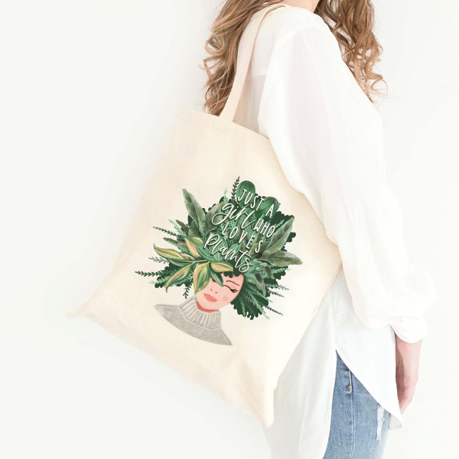 Just A Girl Who Love Plants | | Crazy Plant Lady Tote Bag (Just A Girl Who Love Plants | | Crazy Plant Lady Tote Bag)