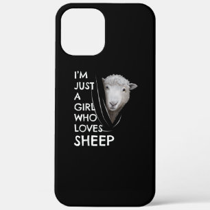 Just A Girl Who Love sheep Sheep Fans gift iPhone 12 Pro Max Case