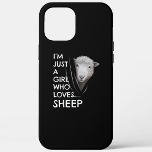 Just A Girl Who Love sheep Sheep Fans gift iPhone 12 Pro Max Case