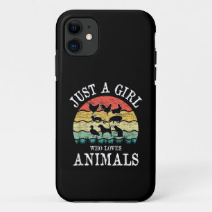 Just A Girl Who Loves Animals Case-Mate iPhone Case