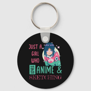 Just a girl who loves anime and sketching key ring