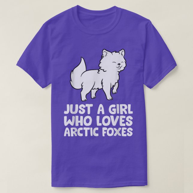 Just a Girl Who Loves Arctic Foes  T-Shirt (Design Front)