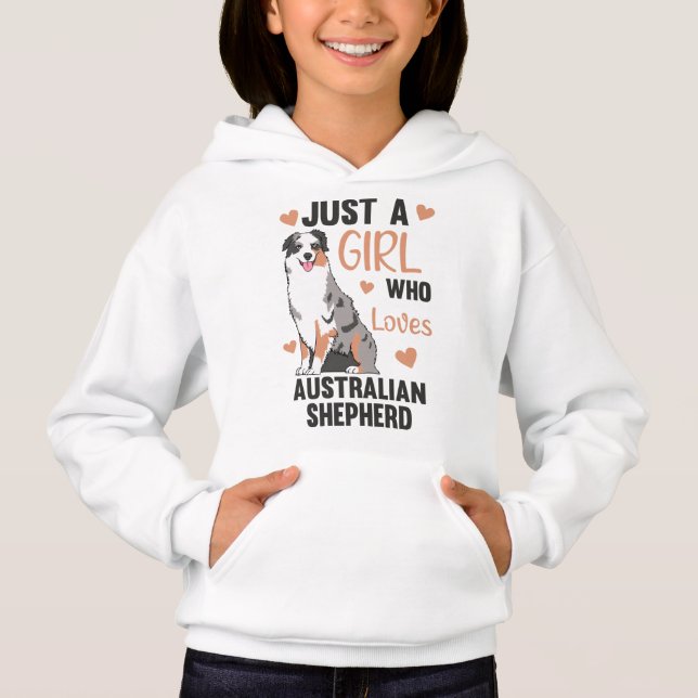Just A Girl Who Loves Australian Shepherd Dog (Front)