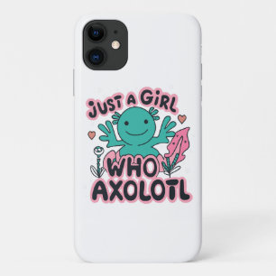 just a girl who loves Axolotl Case-Mate iPhone Case