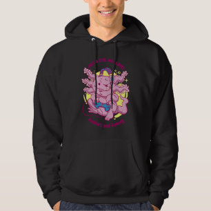 Just A Girl Who Loves Axolotls And Gaming Video Ga Hoodie