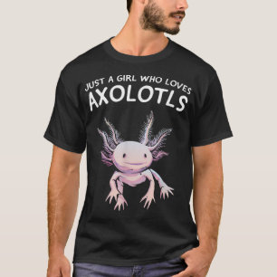 Just a Girl who Loves Axolotls Kawaii Cute Anime A T-Shirt